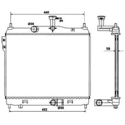 NRF Engine Radiator 53169