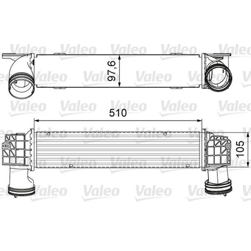 Valeo Intercooler (Charge Air Cooler) 818664