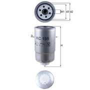 Mahle Fuel Filter Element KC 195