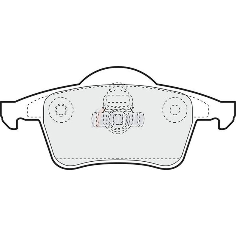 Fahren Rear Brake Pad Set FBP3045