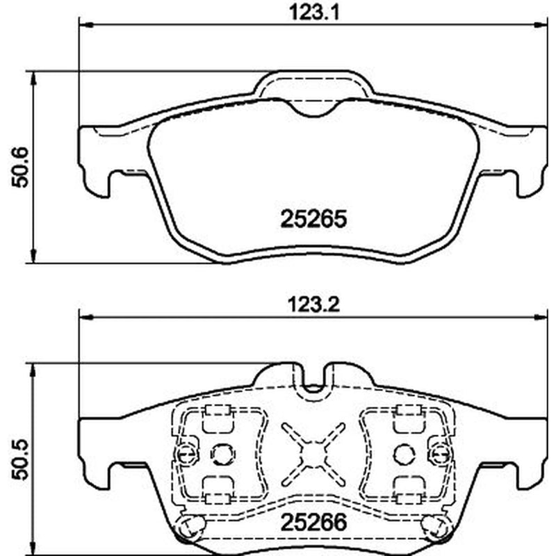 DON Rear Brake Pad Set PCP1985