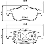 Mintex Rear Brake Pad Set MDB3210