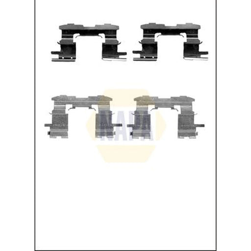 NAPA Brake Pad Accessory Fitting Kit Front NFK1052
