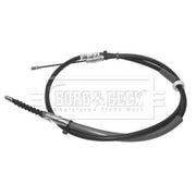 Borg & Beck Handbrake Cable Right Rear BKB2898