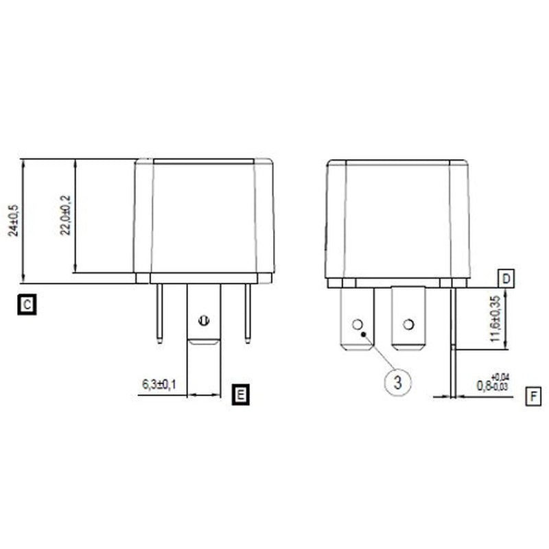 Bosch Main Power Relay 0 986 332 214