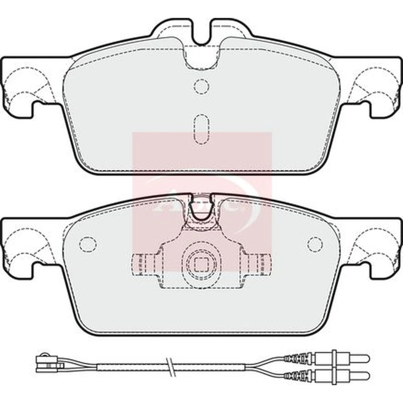 Apec Front Brake Pad Set PAD1806