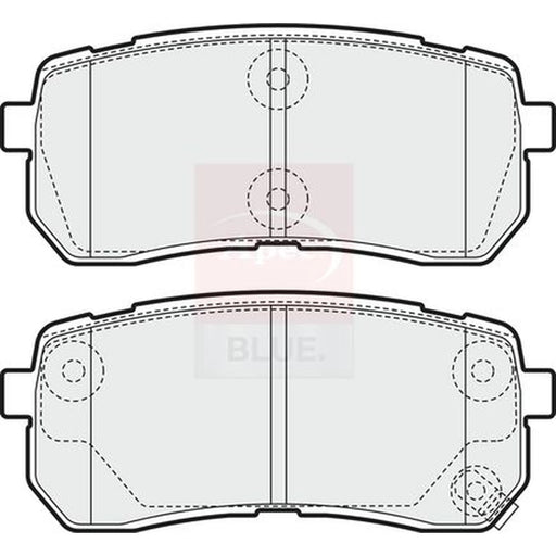 Apec Rear Brake Pad Set PD3668