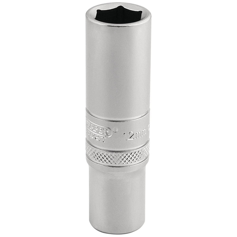 Draper 6 Point Metric Deep Socket, 3/8" Sq. Dr., 12mm 16580 Draper  - Town Parts