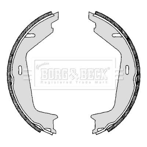Borg & Beck Parking Brake Shoe Set BBS6296