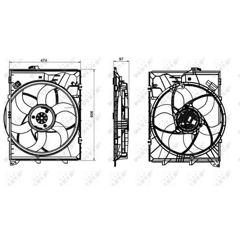 NRF Engine Cooling Fan 47862