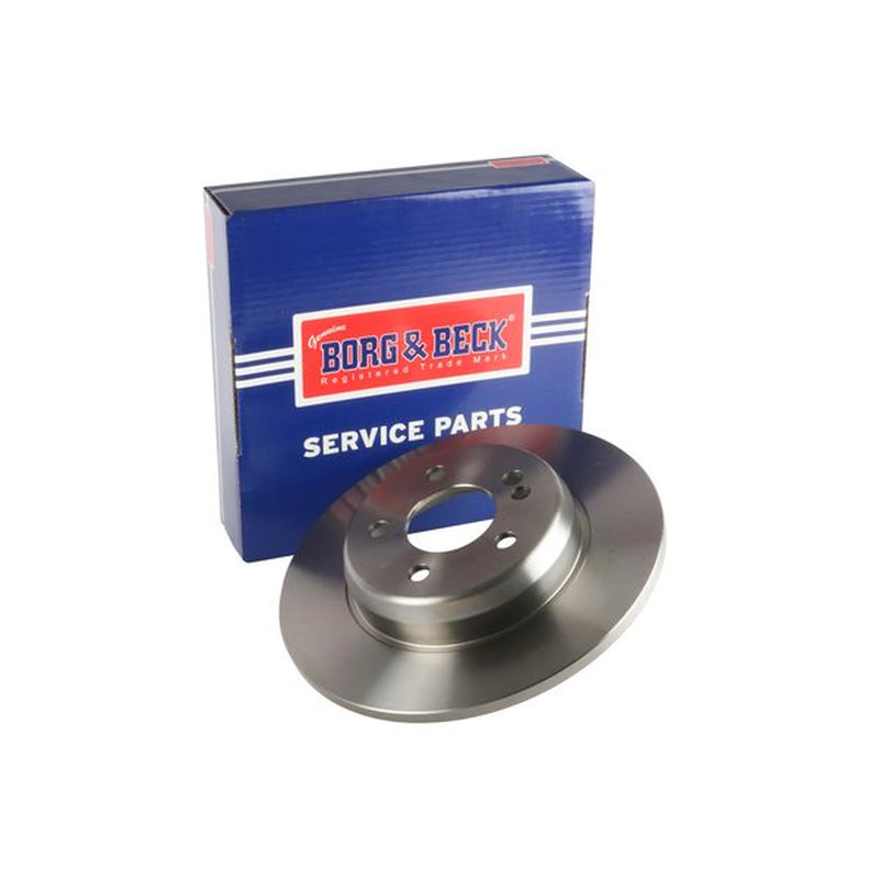Borg & Beck 2 x Solid Rear Brake Discs BBD7019S-x2
