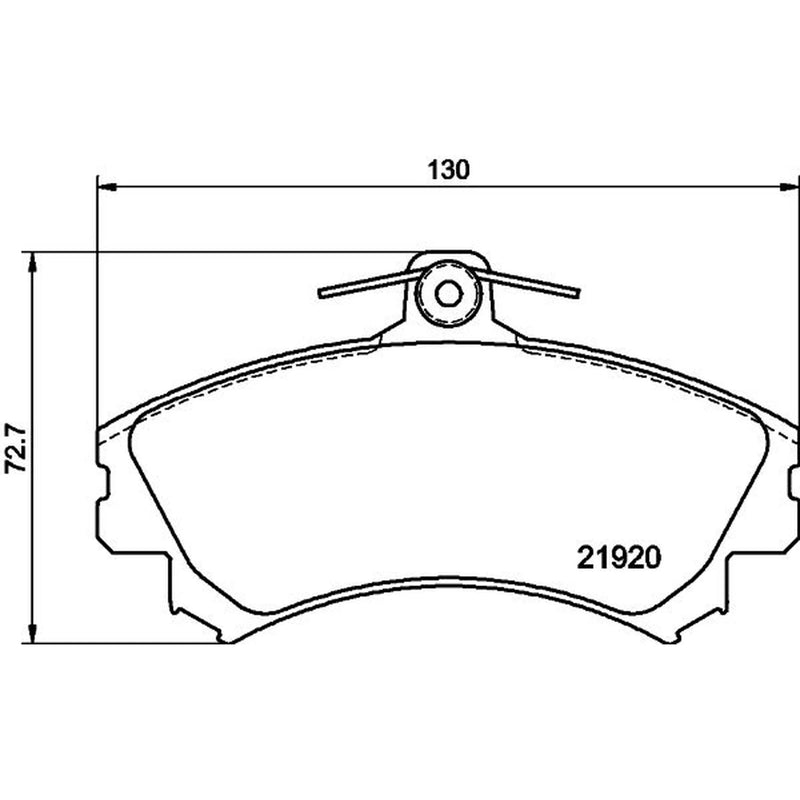 Mintex Front Brake Pad Set MDB2766