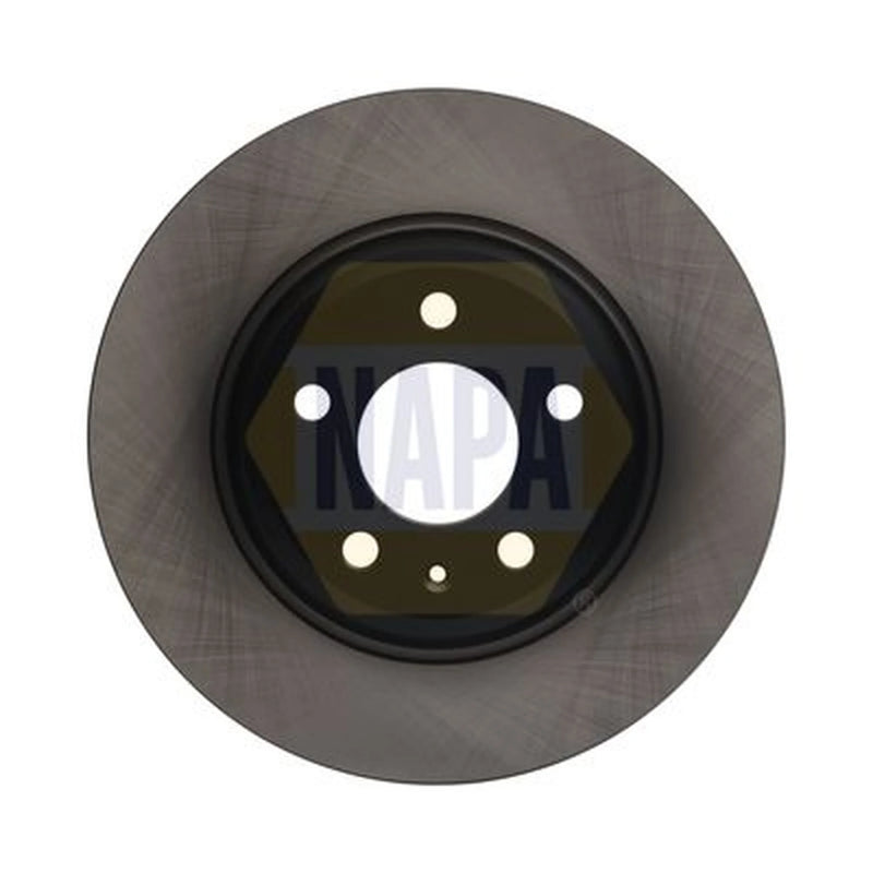 NAPA 2 x Solid Rear Brake Discs NBD5386-x2