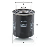 MANN-FILTER Automatic Transmission Hydraulic Filter W 9023/1