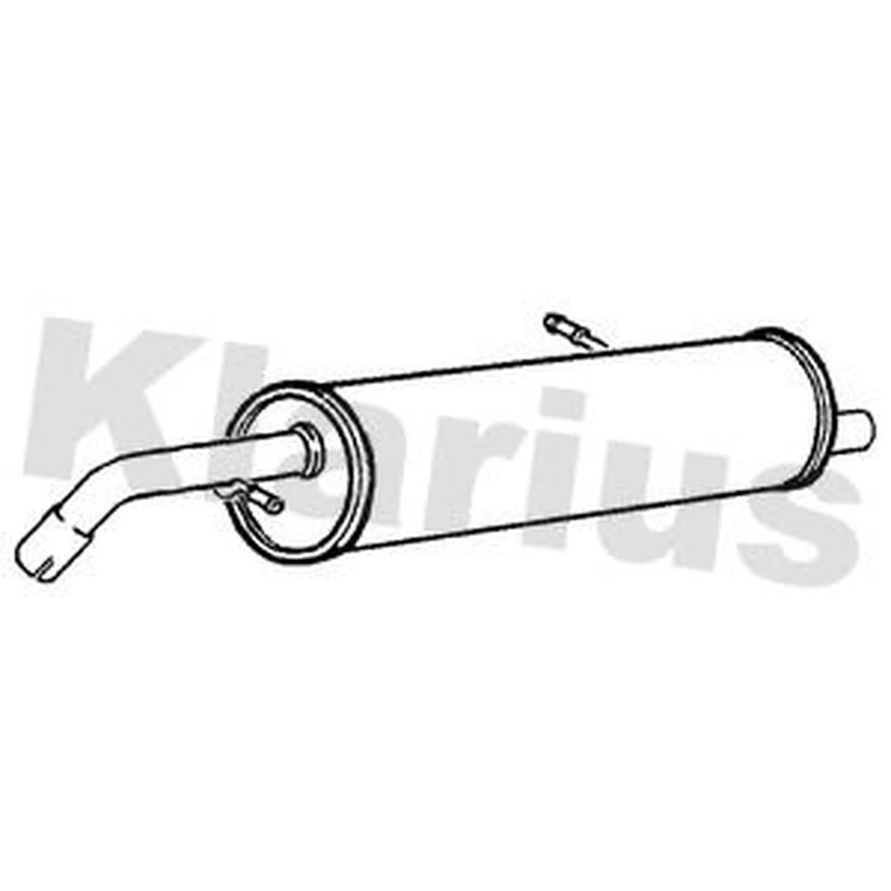 Klarius Box With Tail Pipe Rear CN504B