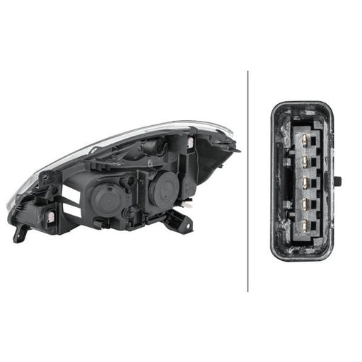 Hella Headlight Headlamp H7/H7 Right 1EE 354 536-021