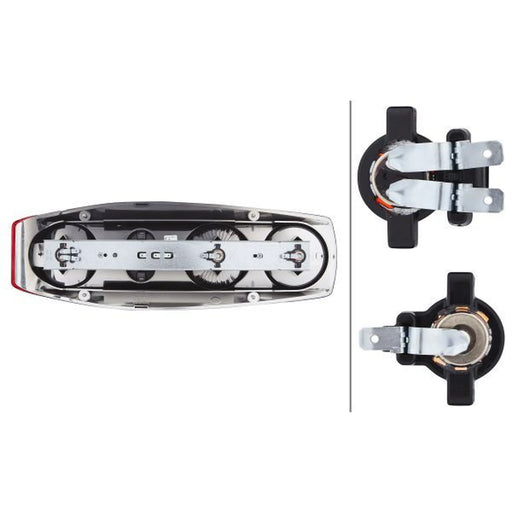 Hella Tail Light / Lamp P21/5W Right 2VA 341 419-061