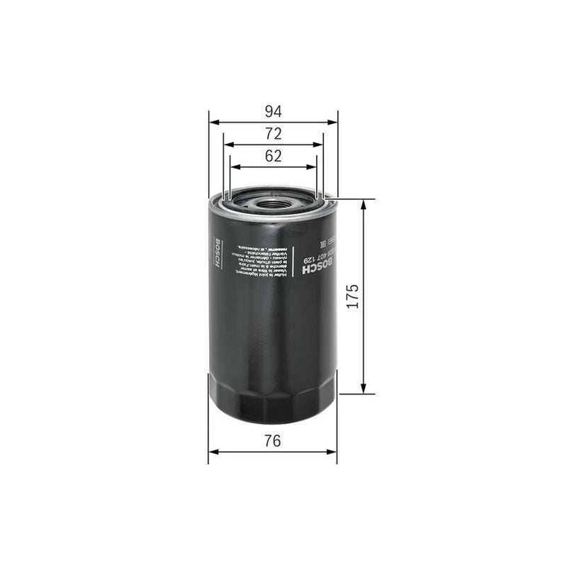 Bosch Engine Oil Filter F 026 407 129