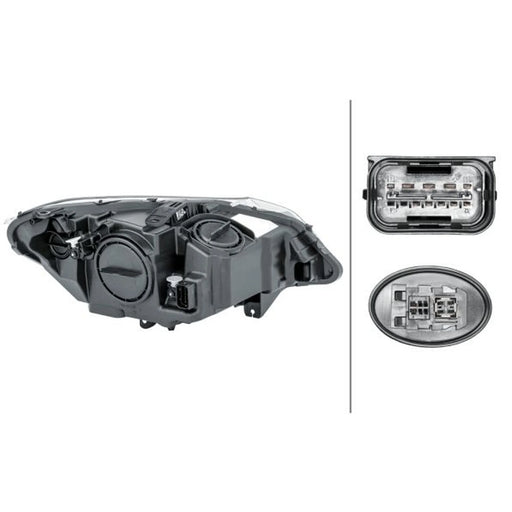 Hella Headlight Headlamp H8 Left 1EL 009 933-411
