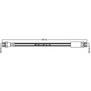 Abtex Brake Hydraulic Hose Line Right ABH1119