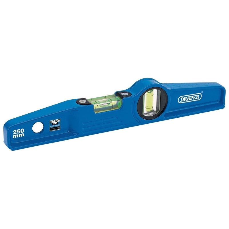 Draper Cast Boat Level, 250mm, Blue 93993 Draper  - Town Parts