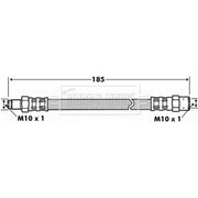 Borg & Beck Brake Hydraulic Hose Line Rear Right BBH6026