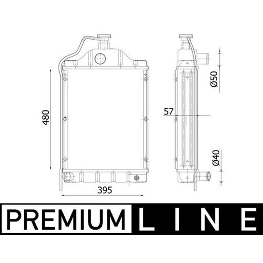 Mahle Engine Radiator CR 2301 000P