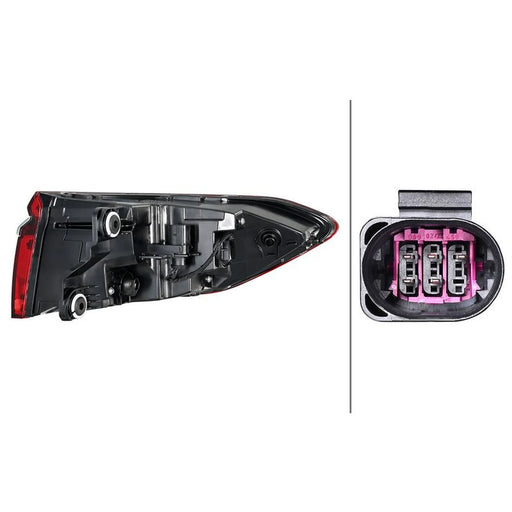 Hella Tail Light / Lamp LED Left 2SD 013 095-611