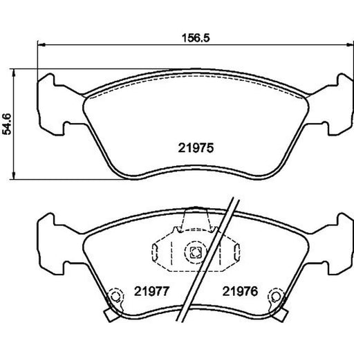 Mintex Front Brake Pad Set MDB1892