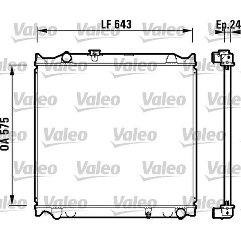 Valeo Engine Radiator 734205