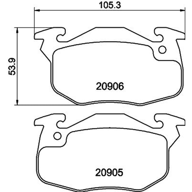 DON Front Brake Pad Set PCP1426