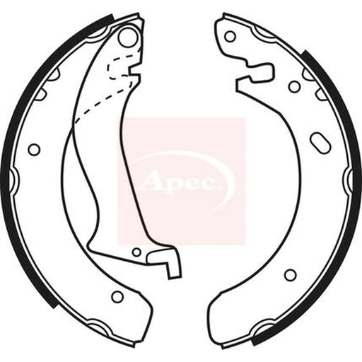 Apec Brake Shoe Set Axle Kit SHU593