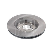 Febi 2 x Internally Vented Front Brake Discs 108385-x2