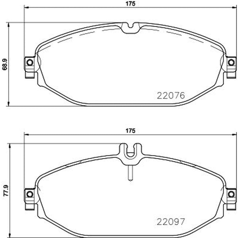 DON Front Brake Pad Set PCP1873
