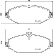 Mintex Front Brake Pad Set MDB3740