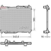 Denso Engine Radiator DRM10123