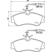 Mintex Front Brake Pad Set MDB1812