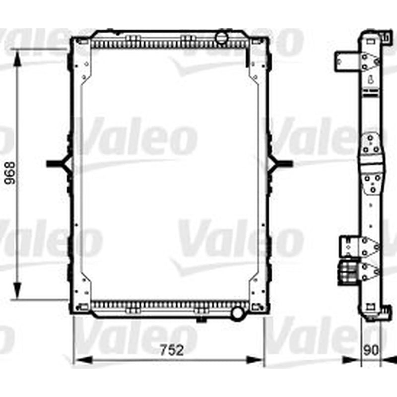 Valeo Engine Radiator 733547