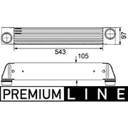 Mahle Intercooler (Charge Air Cooler) CI 189 000P