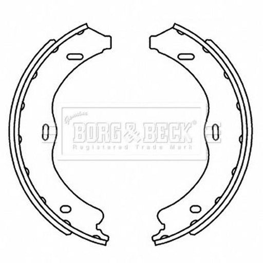 Borg & Beck Parking Brake Shoe Set BBS6519