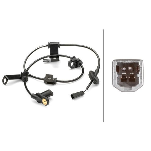 Hella ABS Wheel Speed Sensor Rear 6PU 230 040-591