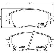 DON Front Brake Pad Set PCP1916