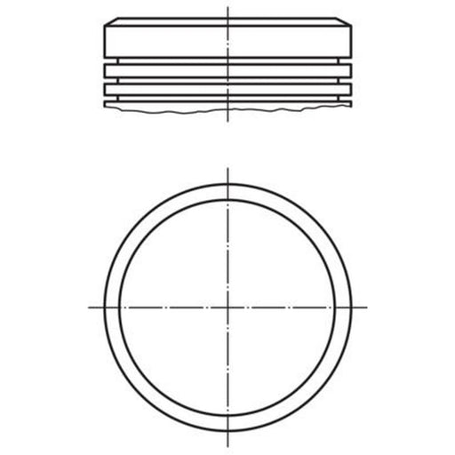Mahle Piston Cylinder Bore = 68mm 007 30 03