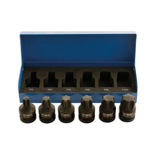Laser Heavy Duty Torx Socket Bit Set 1/2"D 6pc 4947 Laser  - Town Parts