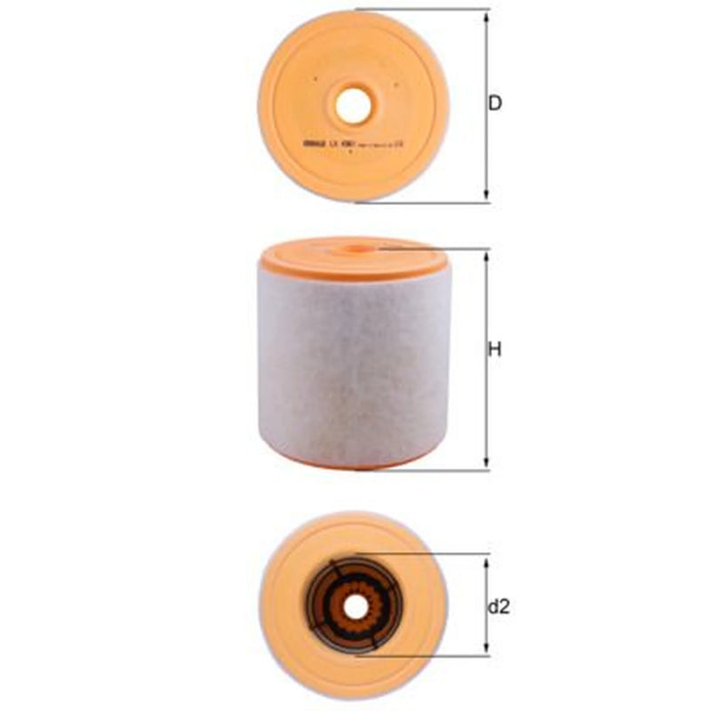 Mahle Engine Air Filter LX 4961