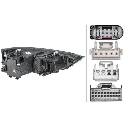 Hella Headlight Headlamp PSY24W Left 1ZS 354 838-111