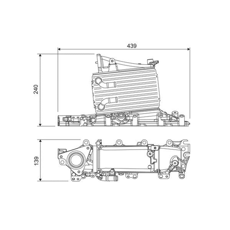 Valeo Intercooler (Charge Air Cooler) 818683