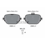 Textar Rear Brake Pad Set 2260203