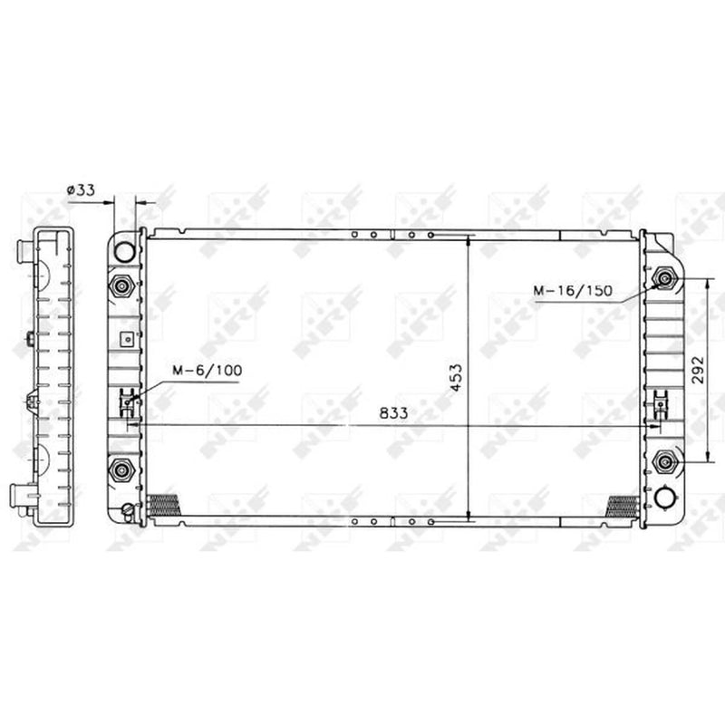 NRF Engine Radiator 50212