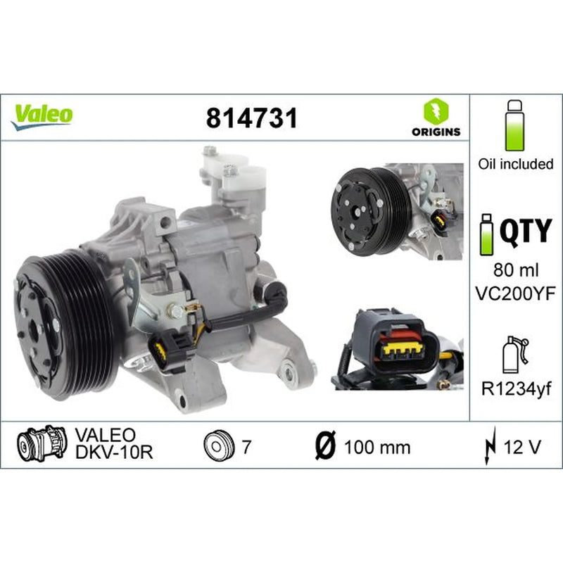 Valeo Air Conditioning Compressor 814731